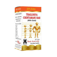 Thumbnail for Basic Ayurveda Trailokya Chintamani Ras with Gold