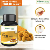 Thumbnail for Herbal Canada Haldi Tablets