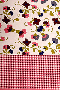 Thumbnail for Vamika Printed Cotton Pink Floral Bedsheet With Pillow Covers (LEOC_CHKM_P)