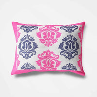 Thumbnail for Vamika Printed Cotton White & Pink Flower Design Bedsheet With Pillow Covers (LEOC_PPNKC_P)