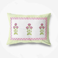 Thumbnail for Floral Hand Block Printed Double 90x108 Inches Bedspread with 2 Pillow Covers