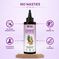 Thumbnail for Sesa Ayurvedic Rosemary Hair Oil With Castor Oil