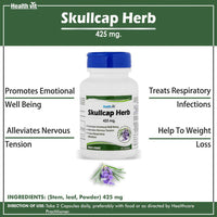 Thumbnail for Healthvit Skullcap Herbs Capsules