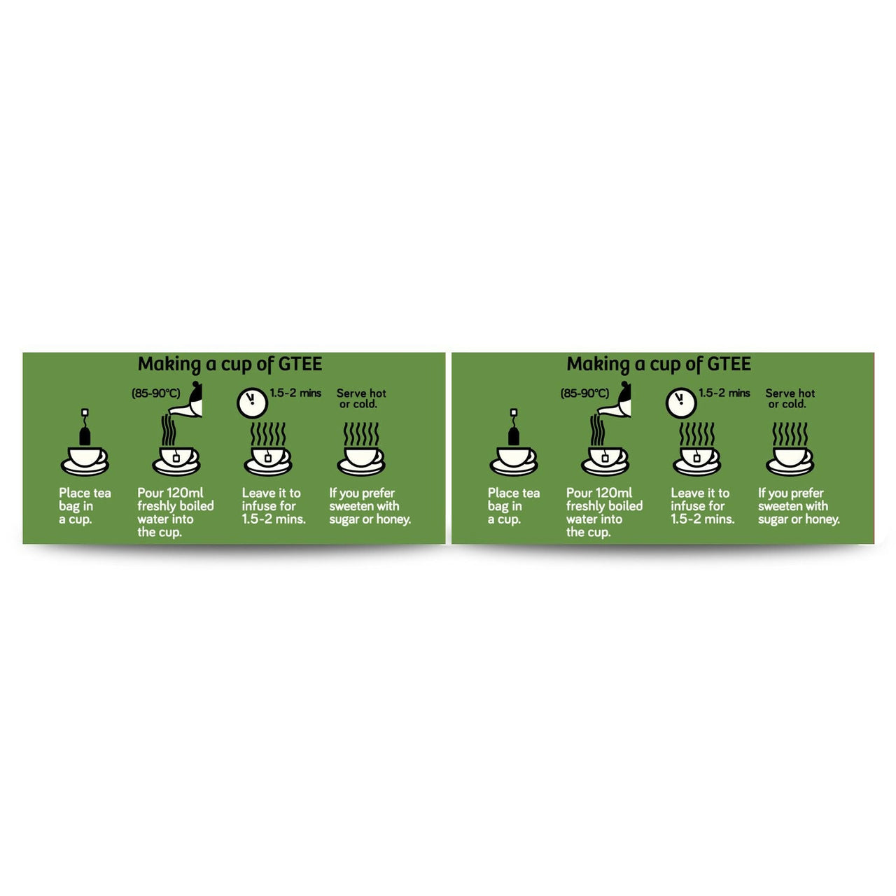 Gtee Green Tea Bags