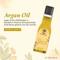 Thumbnail for Wild Organic Cold Pressed Argan Hair Oil