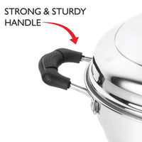 Thumbnail for Cello Stainless Steel Induction Base Idli Cooker (Idly Maker) And Multi Kadhai With 6 Plates