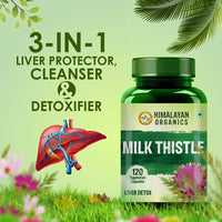 Thumbnail for Himalayan Organics Milk Thistle Capsules