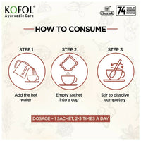Thumbnail for Charak Pharma Kofol Ayurvedic Sip Instant Kadha Sachet