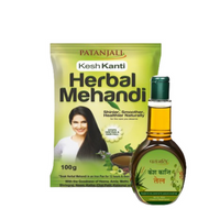 Thumbnail for patanjali-kesh-kanti-herbal-mehandi-&-hair-oi