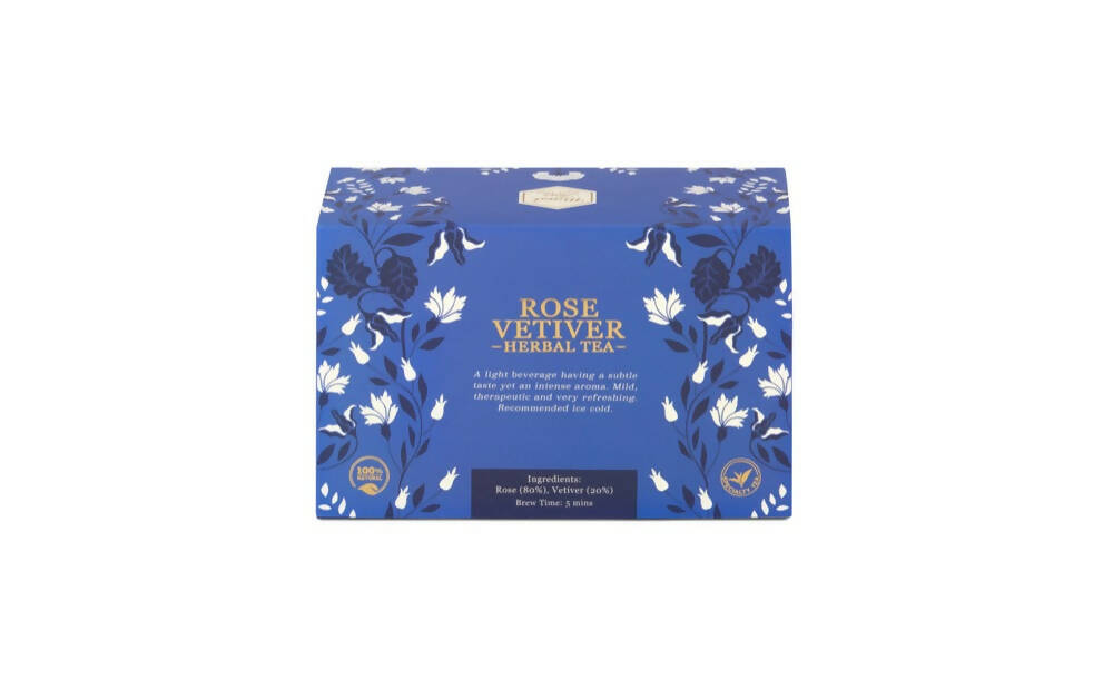 Mittal Teas Rose Vetiver Herbal Tea