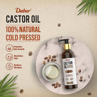 Thumbnail for Dabur Castor Oil 100% Natural Cold Pressed