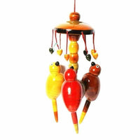 Thumbnail for etikoppaka-handmade-wooden-colorful-wall-hanging-with-parrot