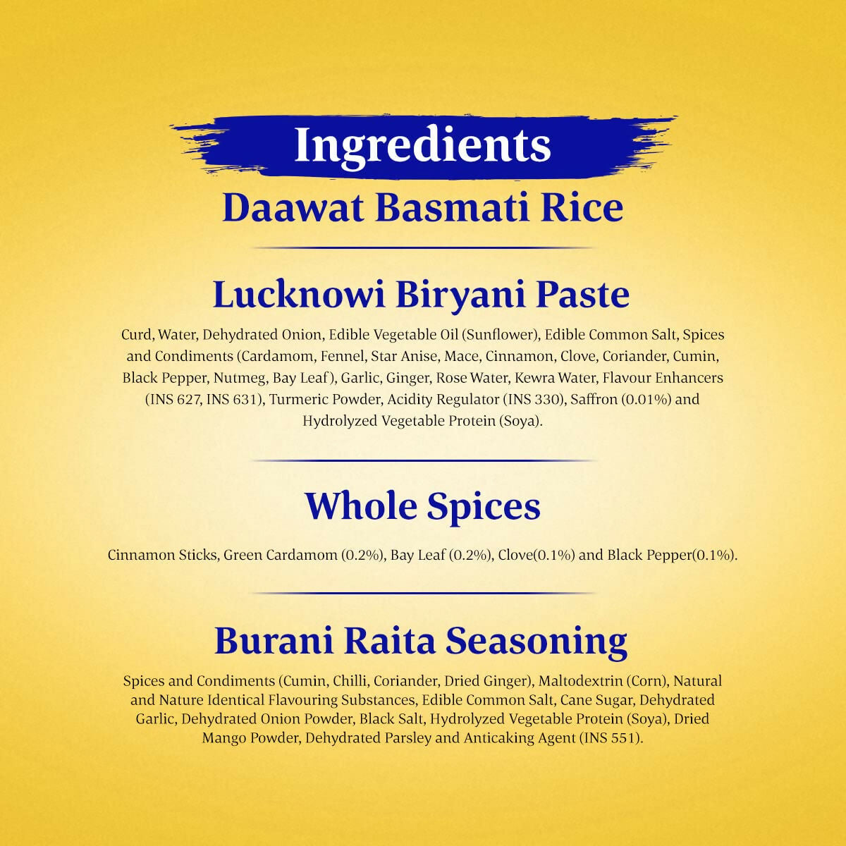 Daawat Biryani Kit Lucknowi
