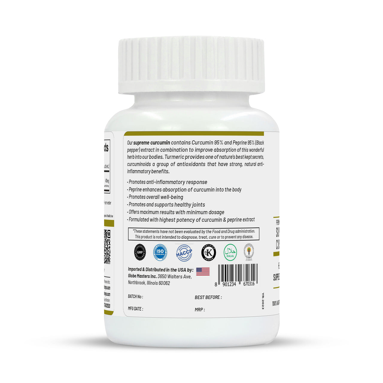 Life Aveda Premium Supreme Curcumin Capsules