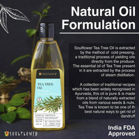 Thumbnail for Soulflower Pure & Natural Tea Tree Oil Scalp & Dandruff Care