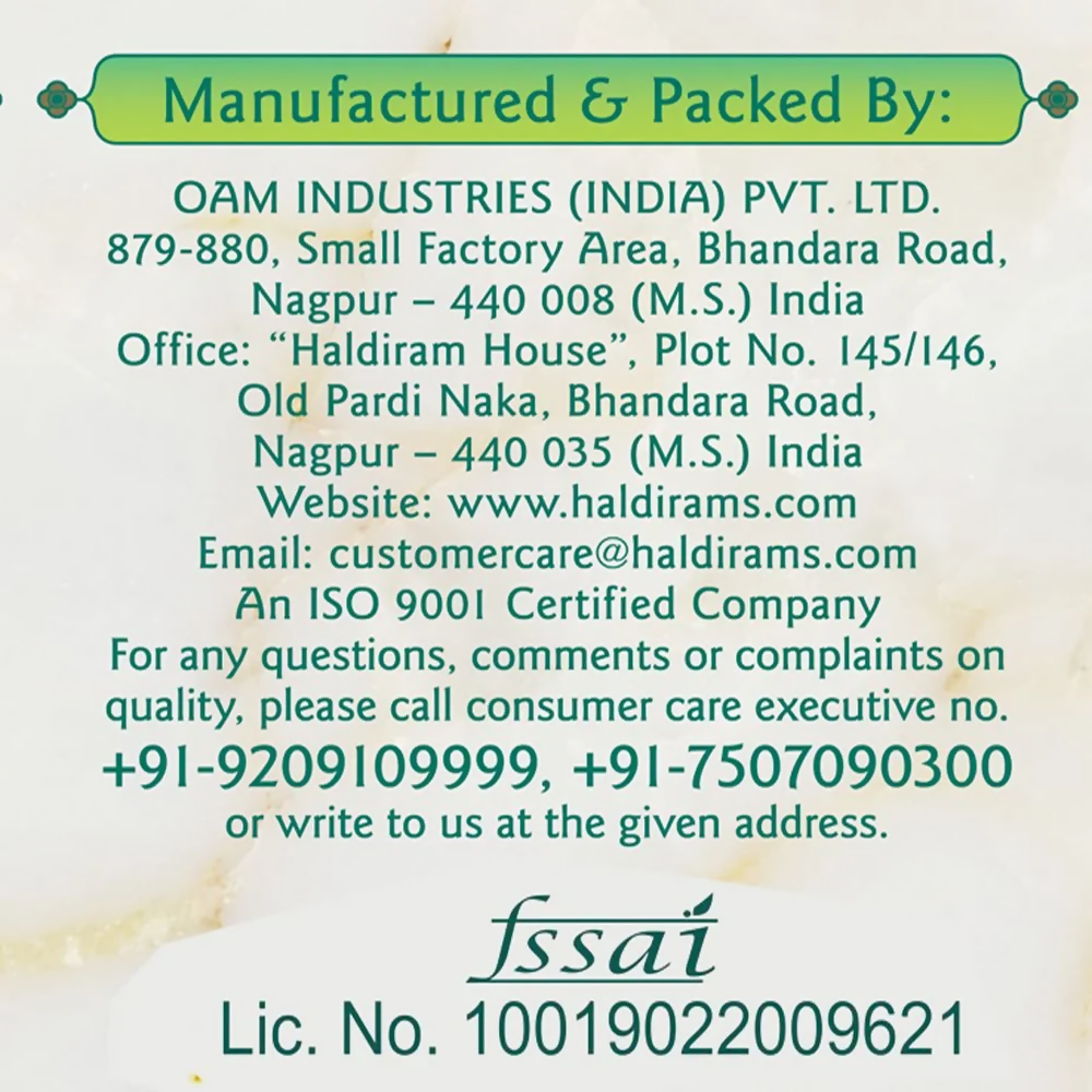 Haldiram is Kaju Katli