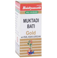 Thumbnail for baidyanath-jhansi-muktadi-bati-(with-gold,-pearl,-kesar-&-gorochan)