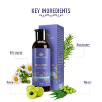 Thumbnail for Avimee Herbal Rosemary Hair Oil For Hair Growth With Neem, Amla & Bhringraj Oil