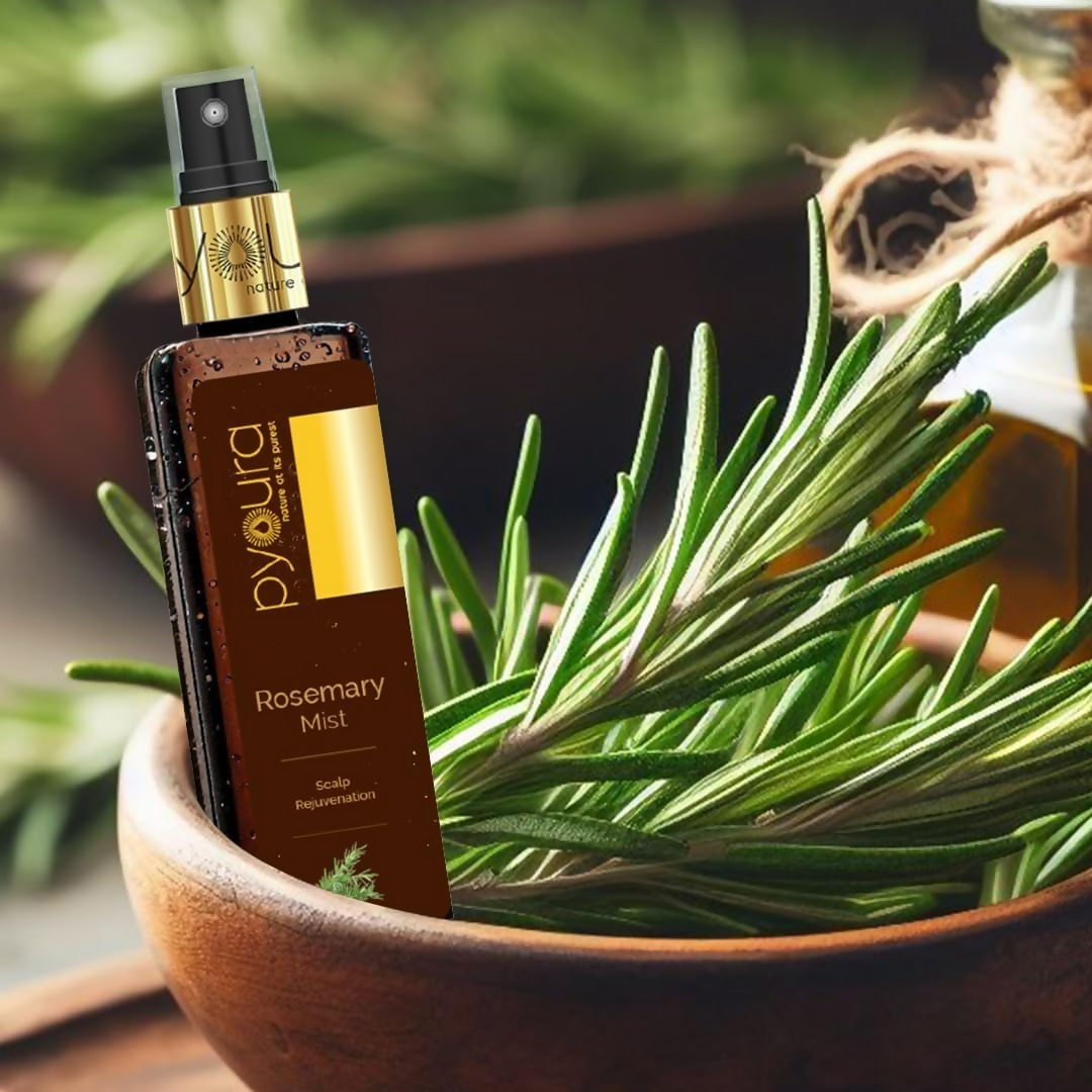 Pyoura Rosemary Water Spray For Hair Fall Control Natural Non