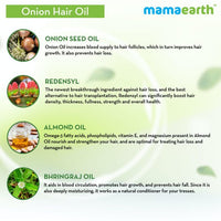 Thumbnail for Mamaearth Onion Hair Oil With Onion & Redensyl For Hair Fall Control