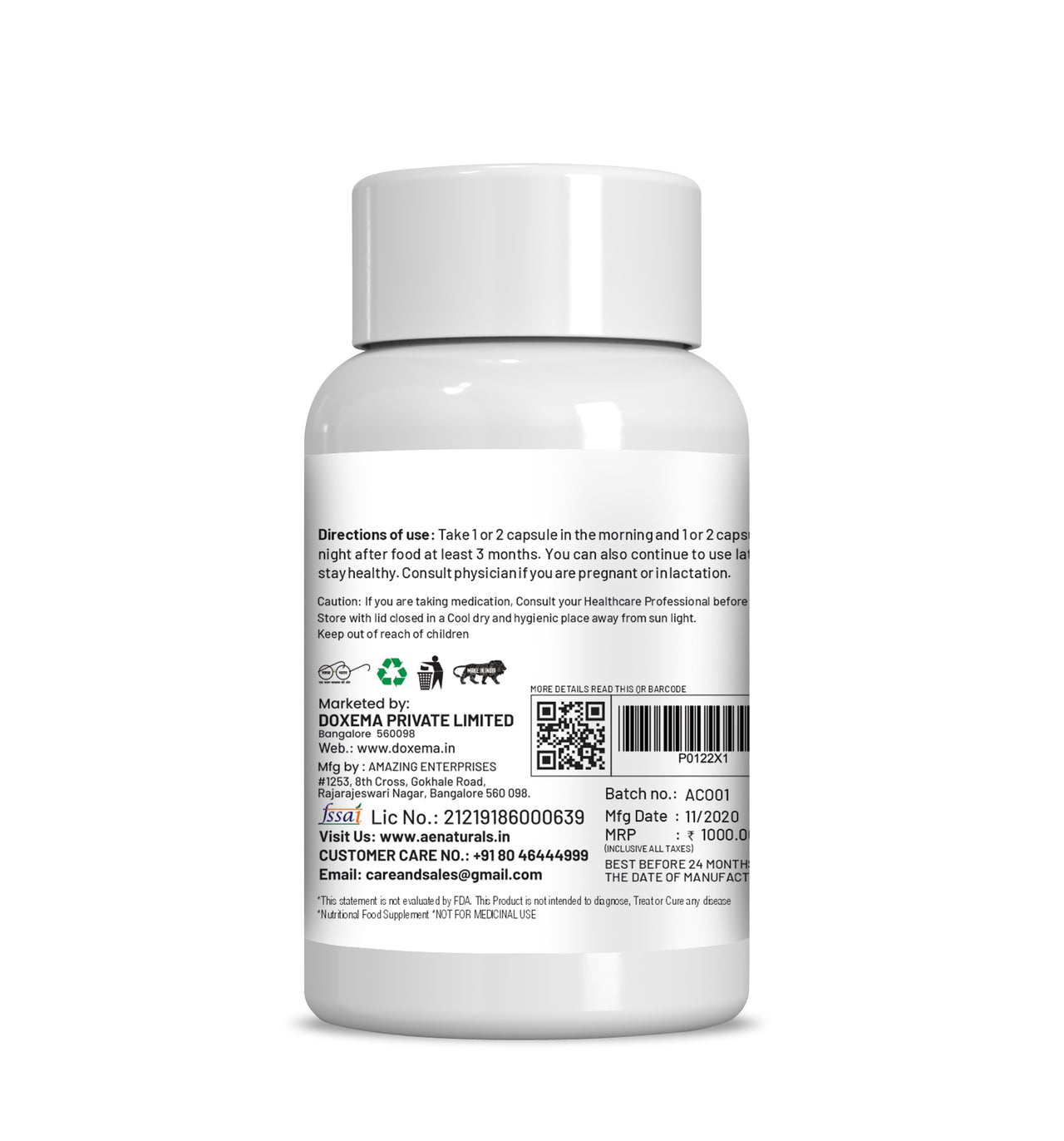 Ae Naturals Marine Nano Collagen Capsules