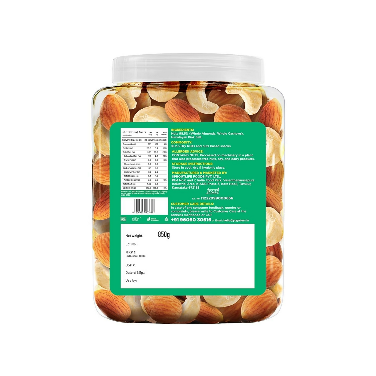 Yoga Bar Daily Health, Protein & Panchmeva Mix Combo