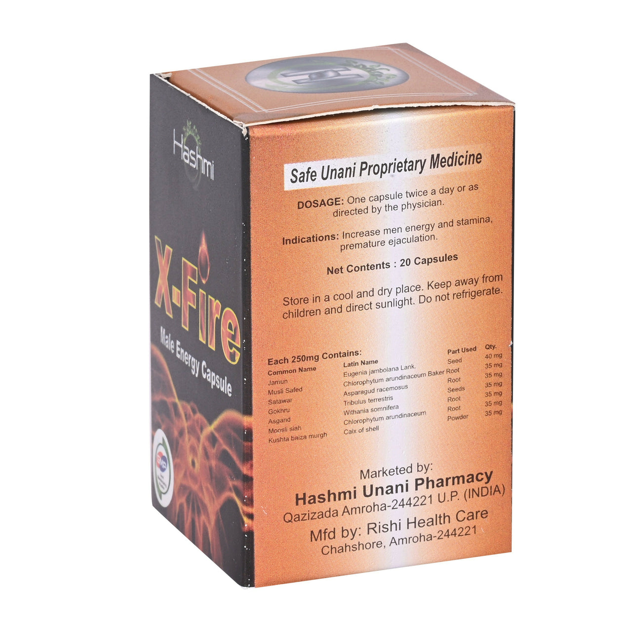 Hashmi Pharmacy X Fire Capsules For Men