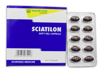 Thumbnail for Nagarjuna Ayurveda Sciatilon Soft Gel Capsules