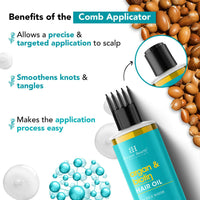 Thumbnail for Botanic Hearth Argan & Biotin Hair Oil