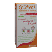 Thumbnail for healthaid-childrens-multivitamin-and-minerals-chewable-tablets
