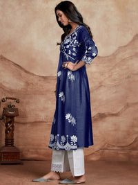 Thumbnail for Women Chikankari Embroidery Kurta