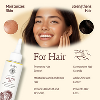 Thumbnail for Indulgeo Essentials Cold Pressed Castor Oil For Hair Growth