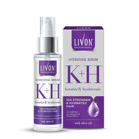 Thumbnail for livon-professional-hydrating-serum-with-keratin,-hyaluronic-&-olive-oi