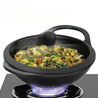 Thumbnail for hawkins-futura-cast-iron-nonstick-kadai-with-glass-lid