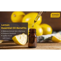 Thumbnail for Vaadi Herbals Lemon Oil Therapeutic Grade