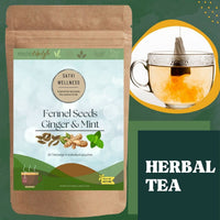 Thumbnail for Satvi Wellness Fennel Ginger Mint Tea Bags