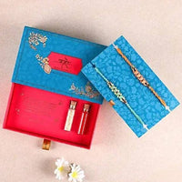 Thumbnail for Set of 2 Fancy Pastel Rakhi and Kaju Katli Box