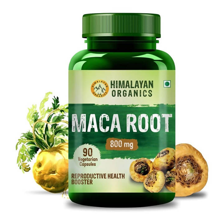 Himalayan Organics Maca Root 800 mg Vegetarian Capsules