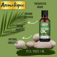 Thumbnail for Aromatique Tea Tree Essential Oil for Skin Acne, Hair