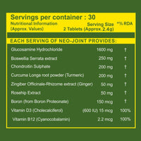 Thumbnail for Carbamide Forte Joint Support Tablets with Glucosamine + Chondroitin + Vitamins