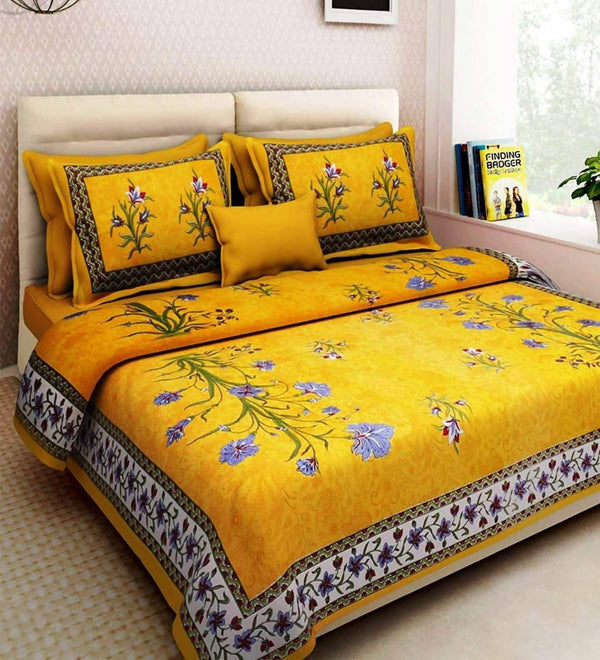 vamika-printed-floral-cotton-yellow-bedsheet-with-pillow-covers-(leoc_kash_y