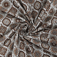 Thumbnail for Rudra Bazaar Brown 210 TC Cotton Double King Bedsheet With 2 Pillow Covers