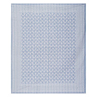 Thumbnail for Rudra Bazaar Grey 210 TC Cotton Double King Bedsheet With 2 Pillow Covers