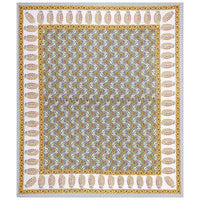 Thumbnail for Rudra Bazaar Multi 210 TC Cotton Double King Bedsheet With 2 Pillow Covers