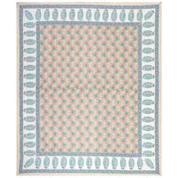 Thumbnail for Rudra Bazaar Multi 210 TC Cotton Double King Bedsheet With 2 Pillow Covers