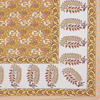Thumbnail for Rudra Bazaar Multi 210 TC Cotton Double King Bedsheet With 2 Pillow Covers