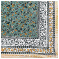 Thumbnail for Rudra Bazaar Multicolour 210 TC Cotton Double King Bedsheet With 2 Pillow Covers