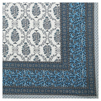 Thumbnail for Rudra Bazaar Multicolour 210 TC Cotton Double King Bedsheet With 2 Pillow Covers