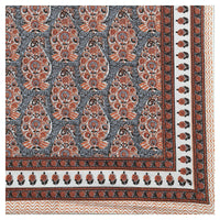 Thumbnail for Rudra Bazaar Multicolour 210 TC Cotton Double King Bedsheet With 2 Pillow Covers