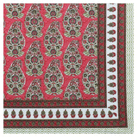 Thumbnail for Rudra Bazaar Multicolour 210 TC Cotton Double King Bedsheet With 2 Pillow Covers